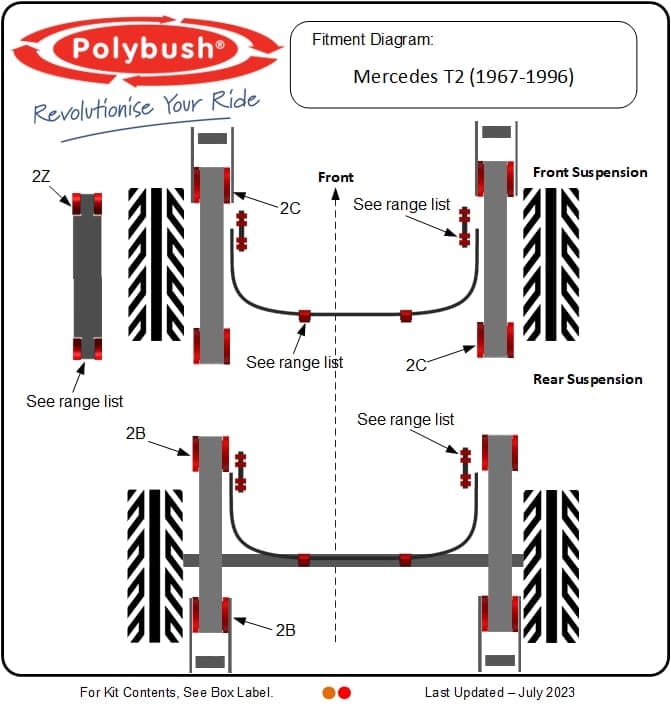 T2 (308) suspension bush diagram