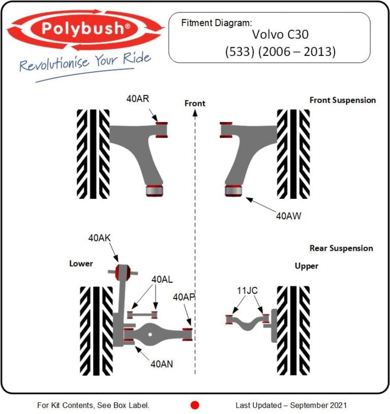 C30 (533) (2006-2013) suspension bush diagram