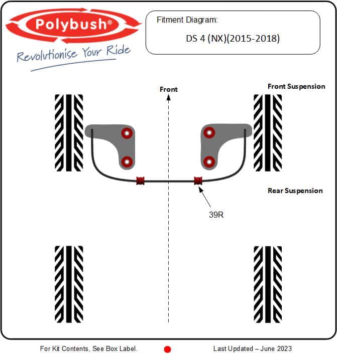 DS 4 (NX) (2015-2018) suspension bush diagram